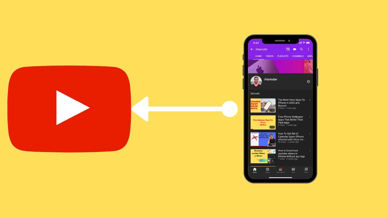How to Upload Videos on Youtube From iPhone Step By Step YouTube