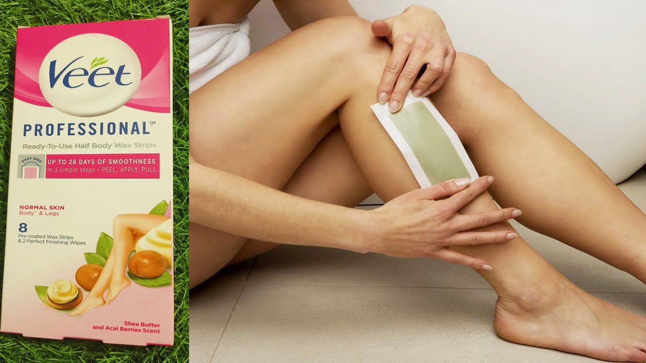 How to Use Veet Wax Strips Waxing at home Step by StepVeet Honest