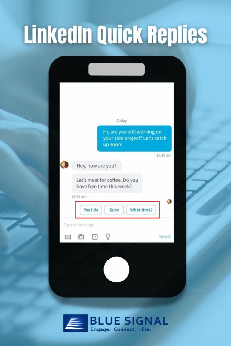 The Benefits of Responding to Recruiters LinkedIn Messages Blue