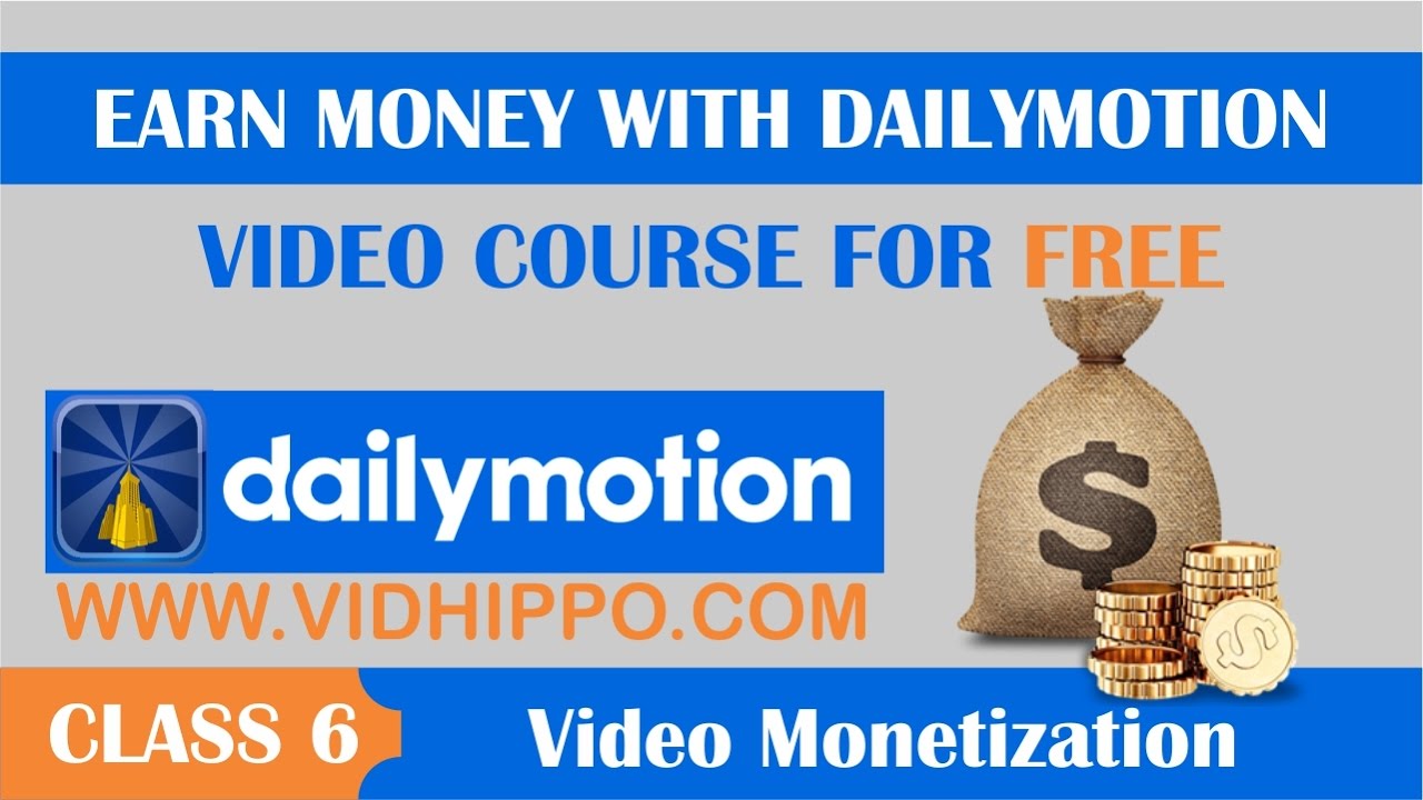 How to enable Video Monetization on dailymotion Earn With DailyMotion