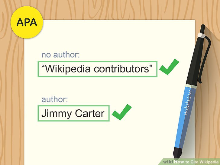 4 Ways to Cite Wikipedia wikiHow