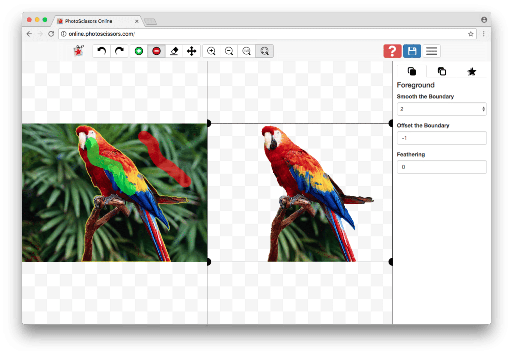 Make background transparent with graphicconverter inkfiln