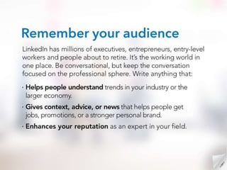 Best Practices for Publishing Posts on LinkedIn PPT