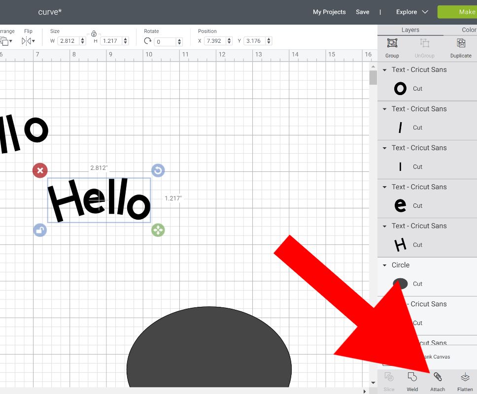 How to Curve Text in Cricut Design Space on PC and iPad Leap of