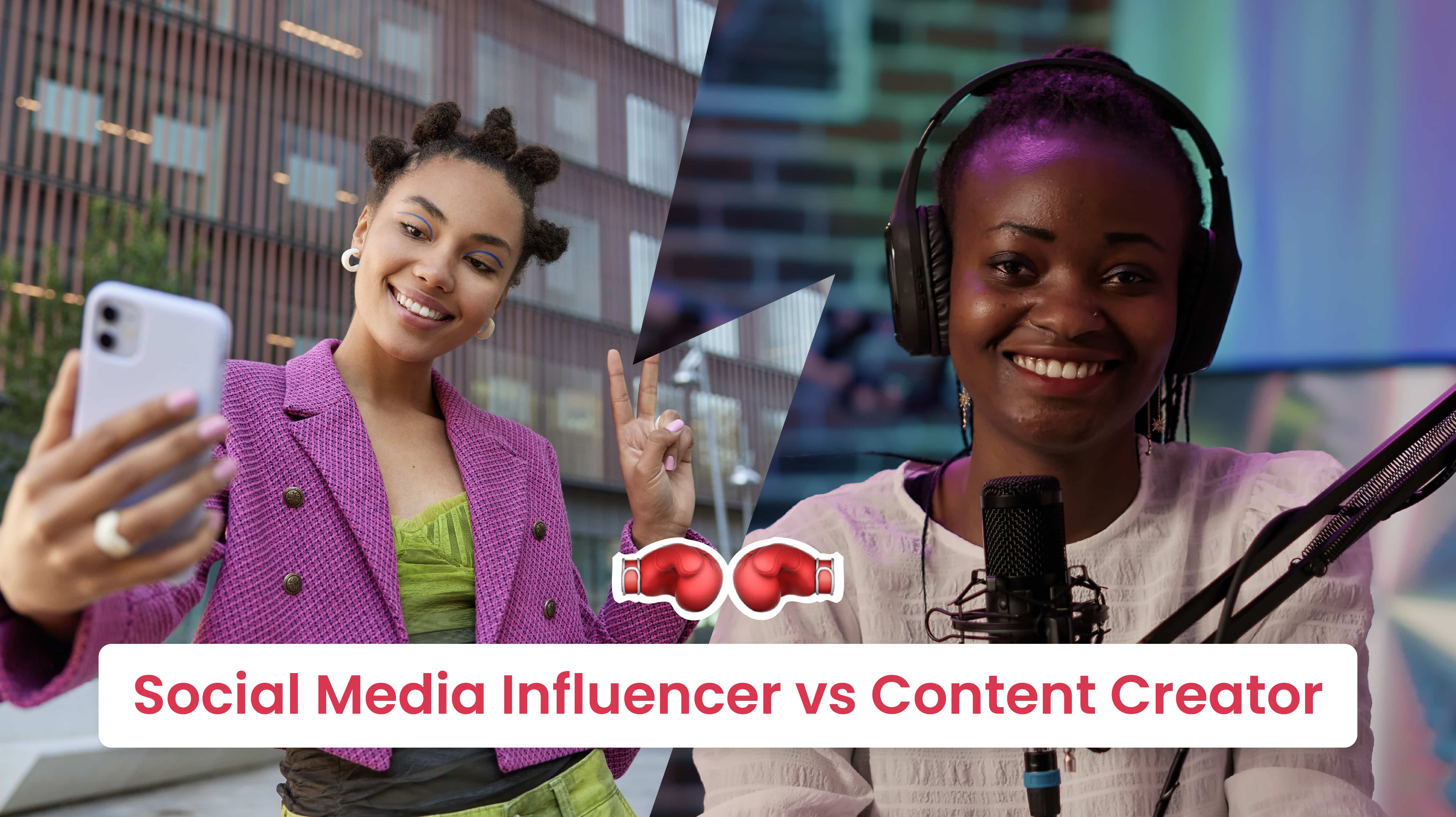 Differences between influencers and content creators Favikon