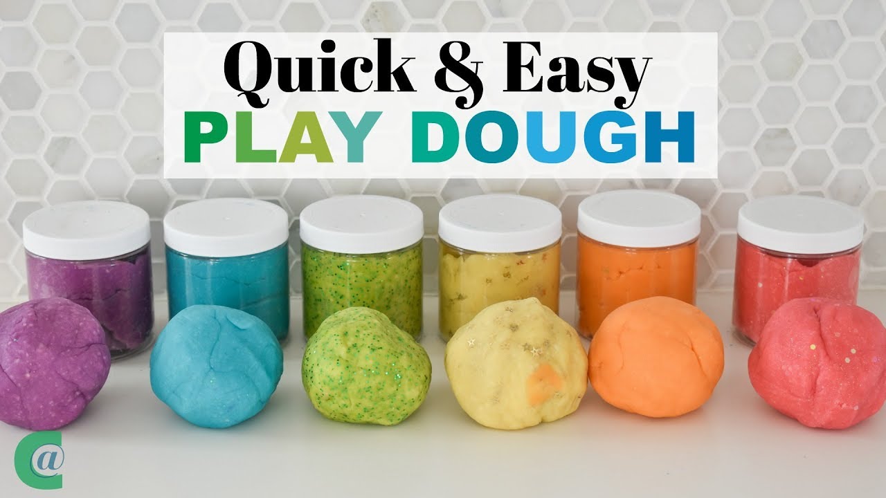Easy Play Dough Recipe YouTube