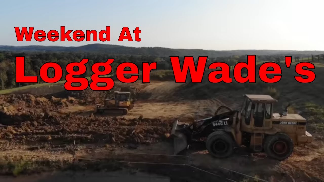 Weekend at logger Wades loading trucks and dredging a pond YouTube