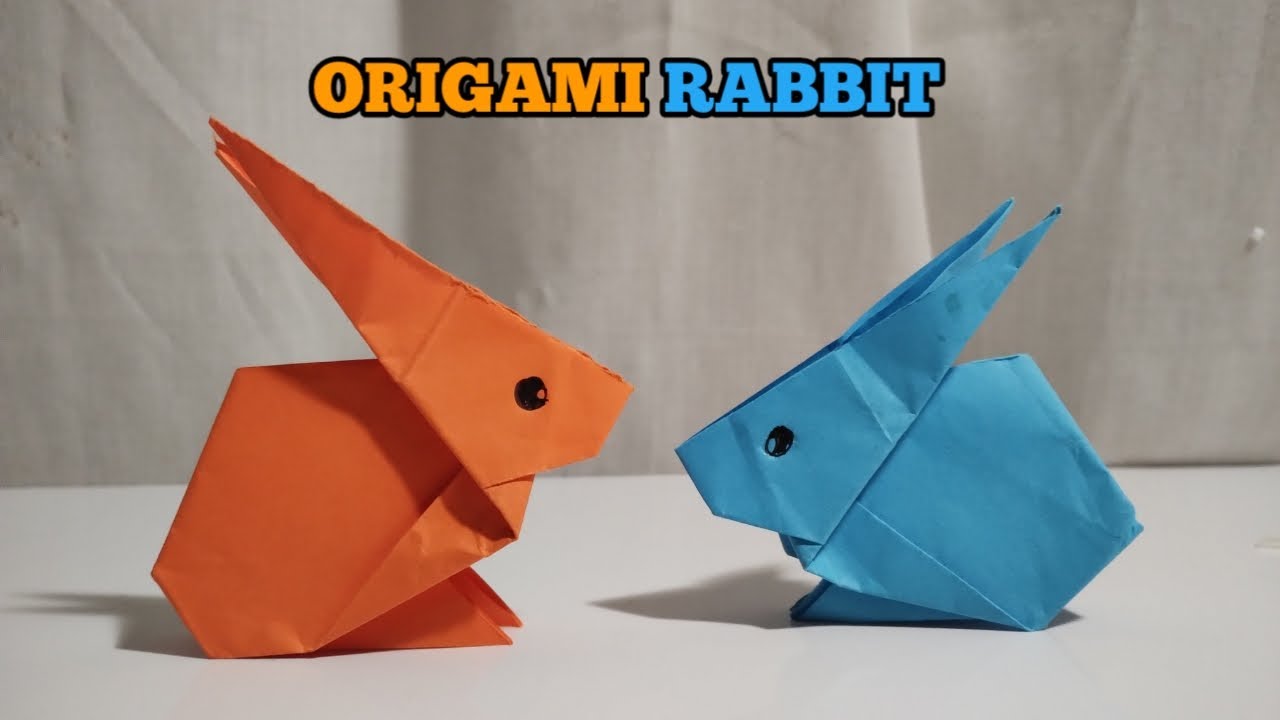 Origami Rabbit How To Make Origami Rabbit Easy Craft YouTube