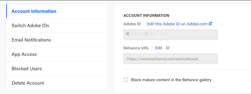 Guide Change Your Behance URLUsername Behance Helpcenter