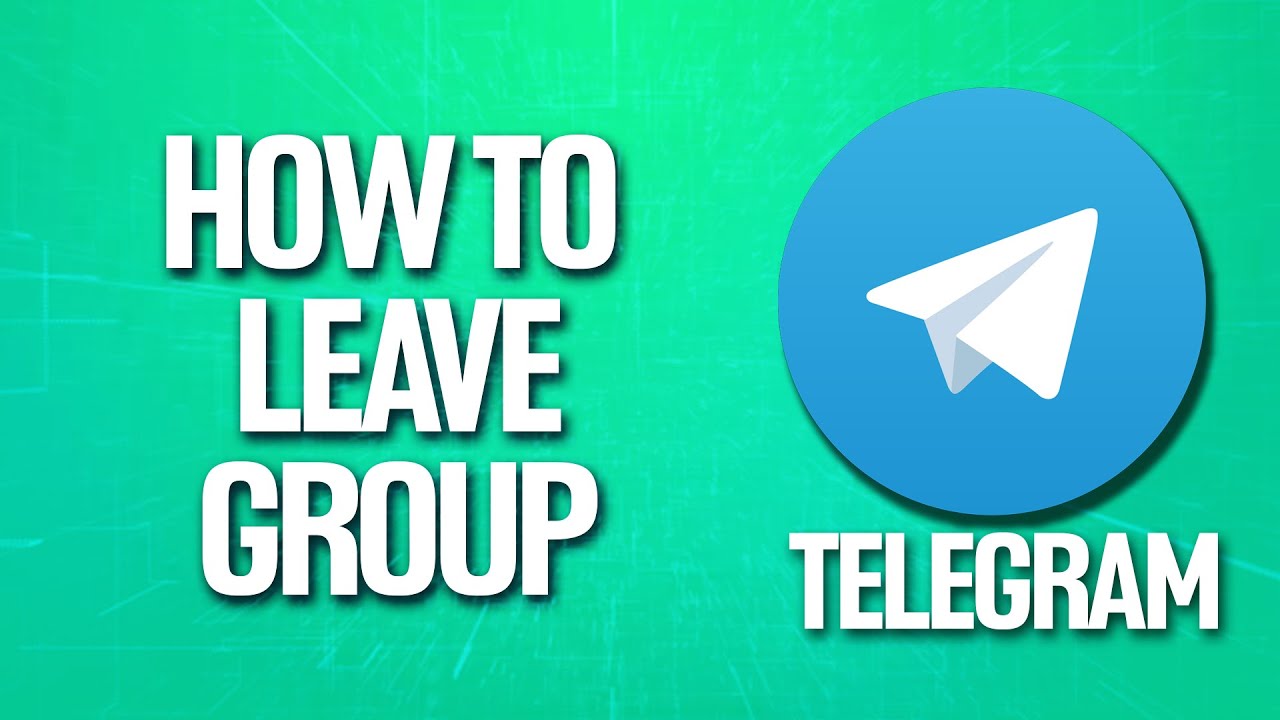 How To Leave Telegram Group YouTube