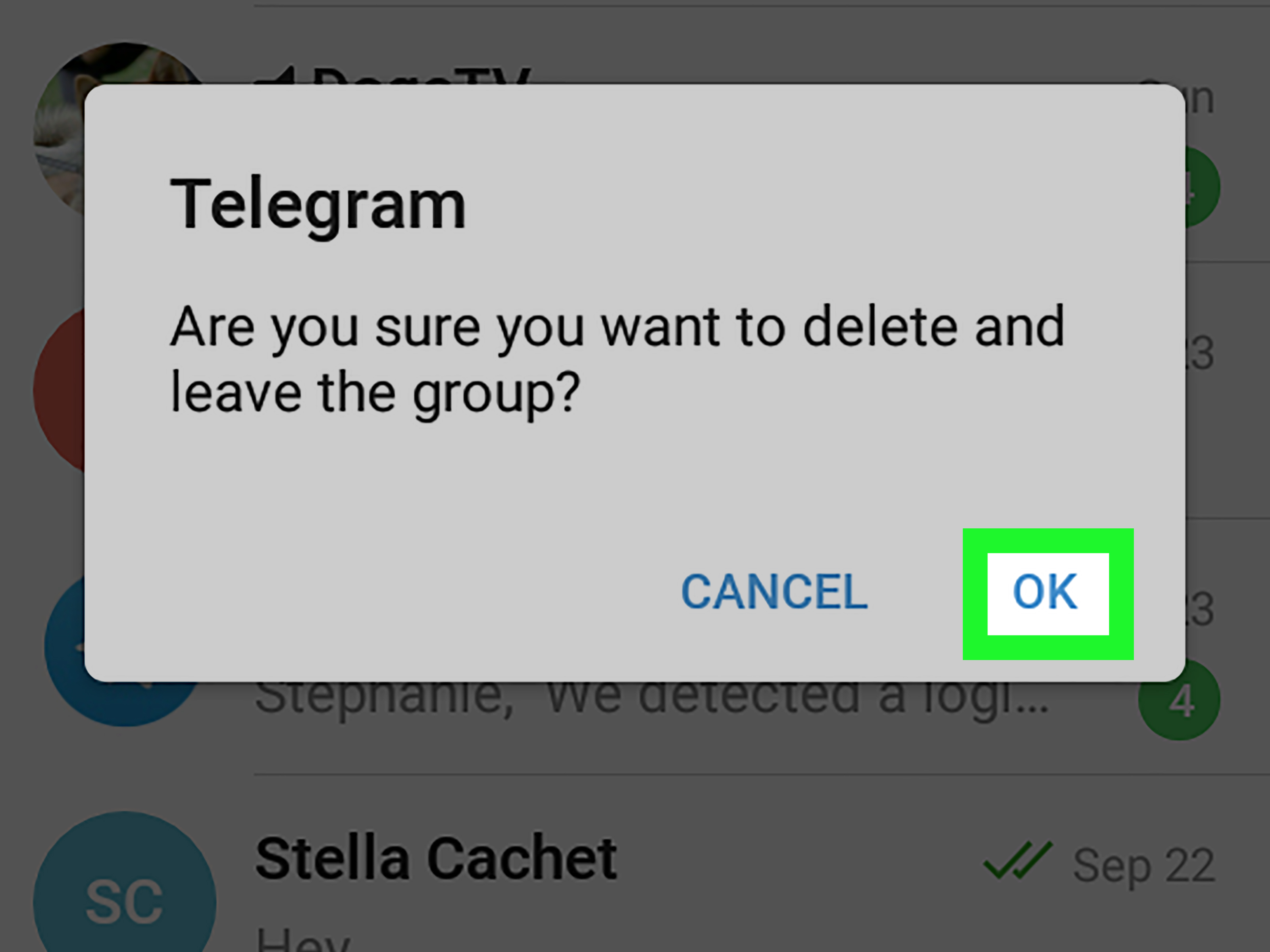 How to Leave a Telegram Group on Android 4 Steps with Pictures