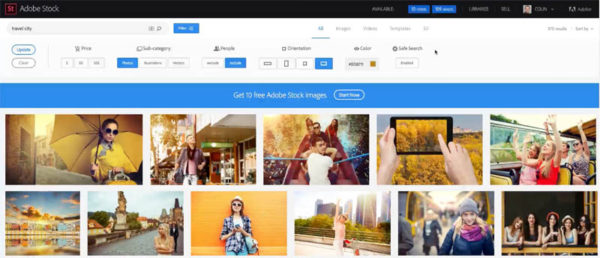 How to search and download Adobe Stock images in Photoshop PhotoshopCAFE