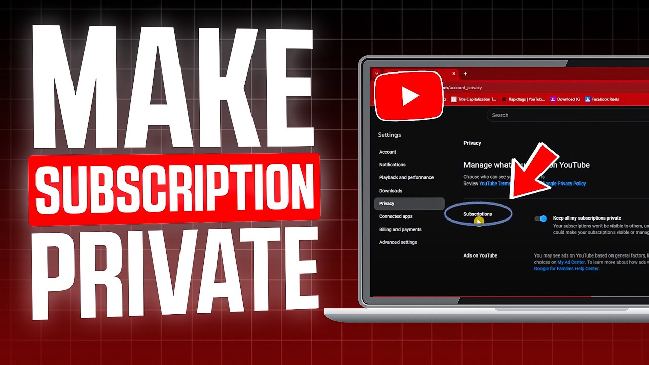 How to Make Your Subscriptions Private on YouTube Desktop YouTube