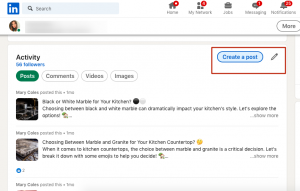How to add an outbound link to a LinkedIn post LH2