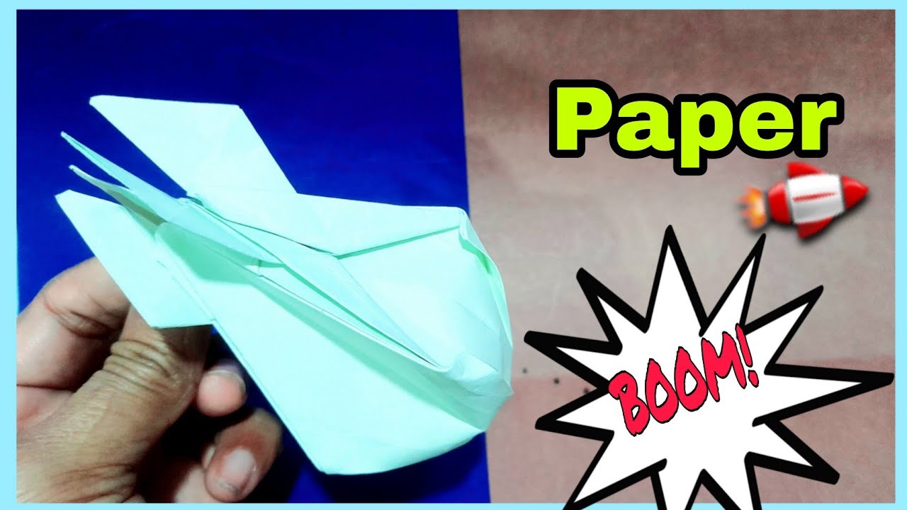 How To Make Paper Boom Paper Nuclear Bomb Making Easy Paper Craft