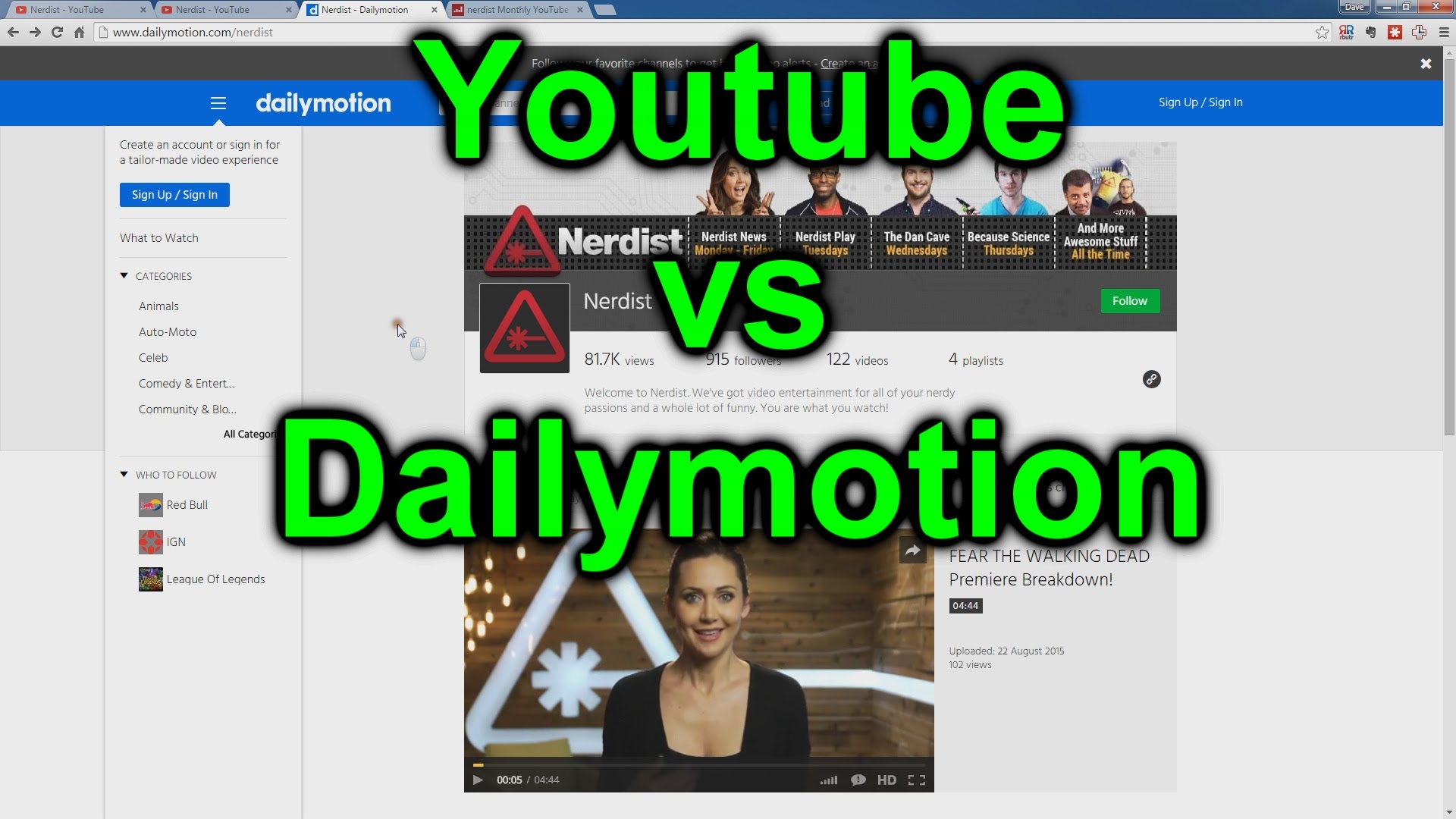 eevBLAB 12 Dailymotion vs Youtube CPM Revenue EEVblog