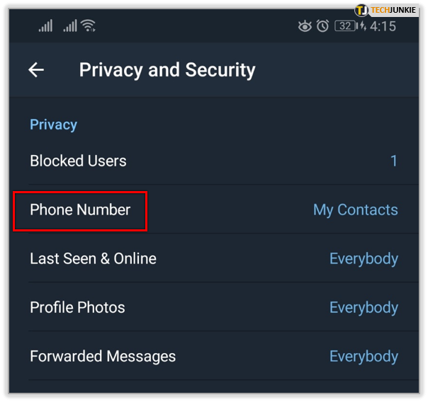 How To Hide Your Phone Number in Telegram