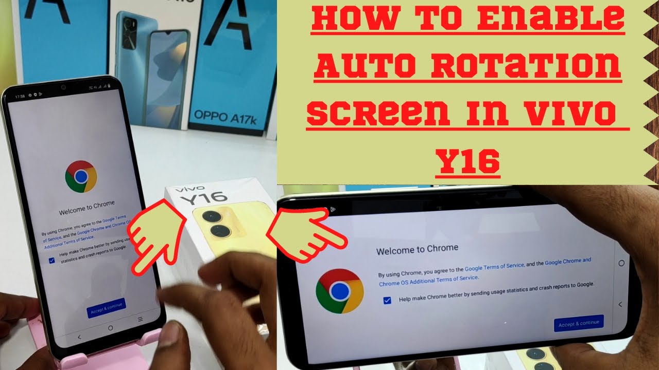 How to EnableDisable Auto rotation Screen in VIVO Y16 Turn On Off