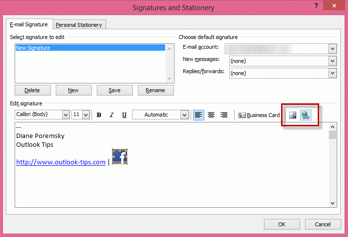 How to add a linkedin button to my outlook email signature hiverelop