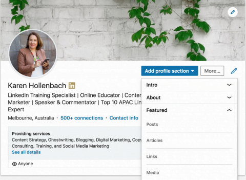 How to Use the LinkedIn Featured Section Think Bespoke