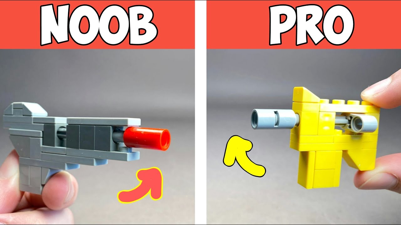 How to make a Lego Pistol Gun Easy Tutorial YouTube