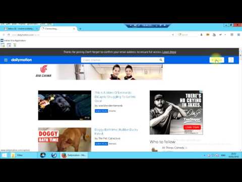 How to Create a Dailymotion Channel and Upload to Dailymotion YouTube