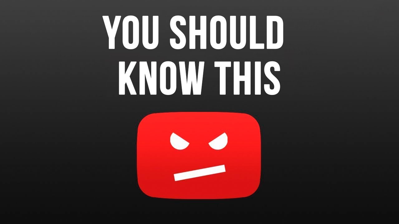 5 Forbidden Things that Can Get You Banned on YouTube YouTube