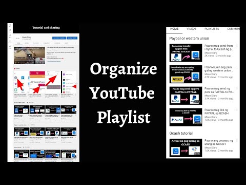 Paano gumawa at mag organize ng YouTube playlist section How to