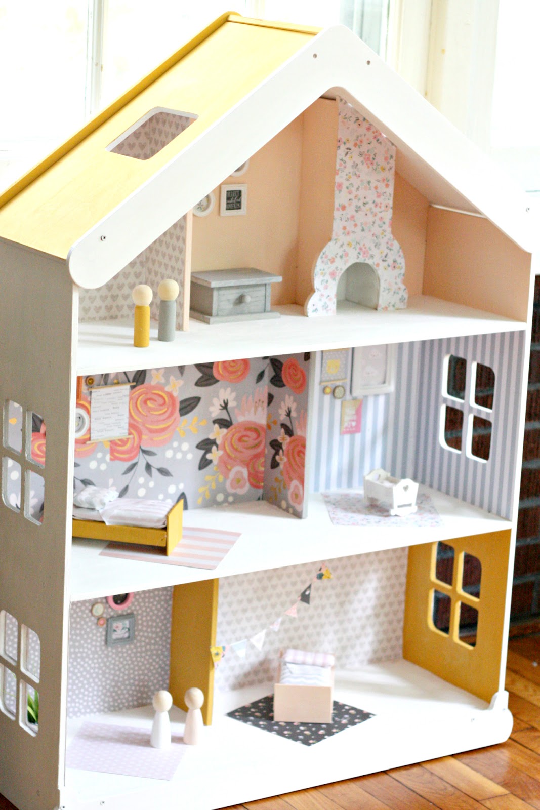 DIY Modern Dollhouse Tutorial The Pretty Life Girls
