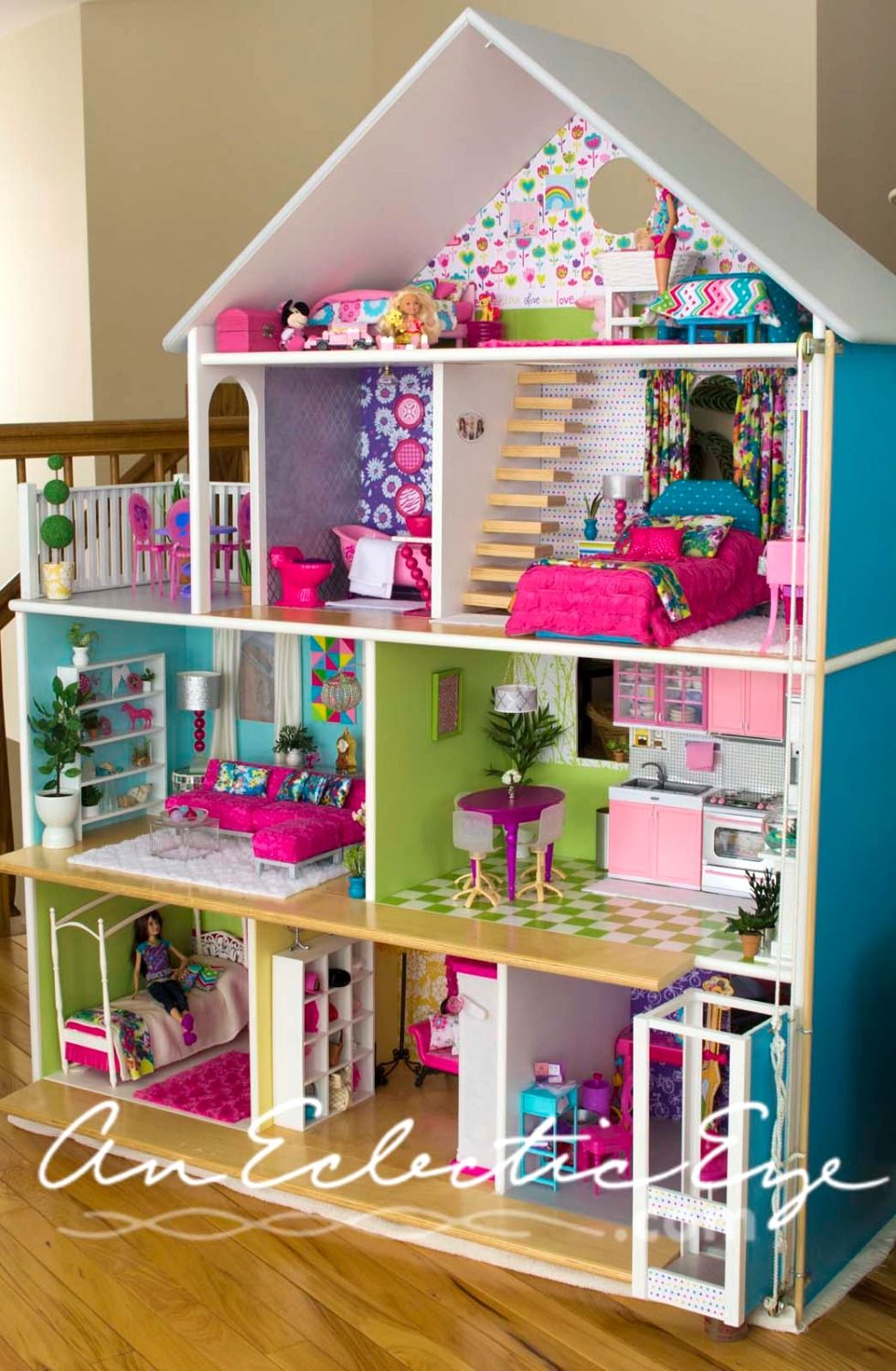 aneclecticeyediy Barbie house furniture Diy barbie house Doll