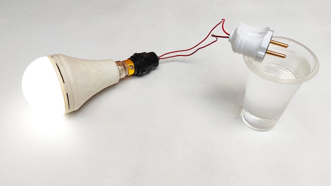 How To Generate Free Electricity Energy From Pure Water At Home Easy
