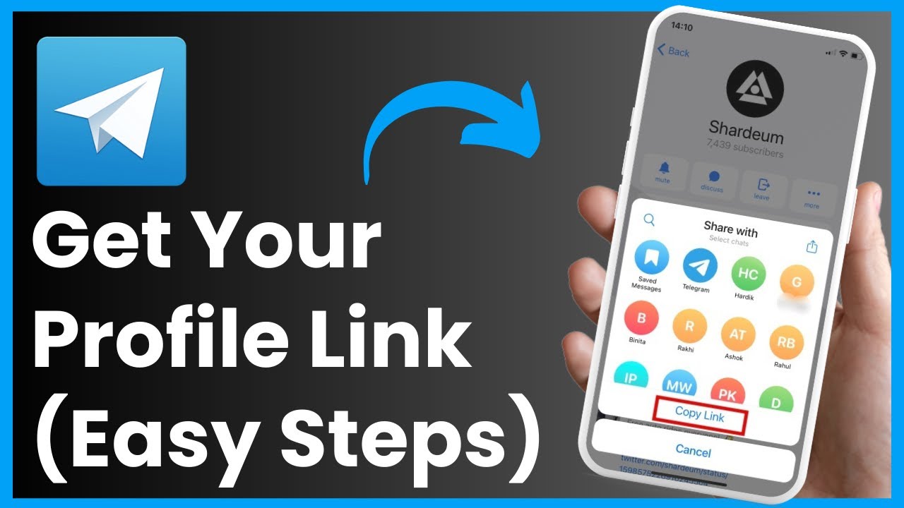How to Get Your Telegram Profile Link YouTube