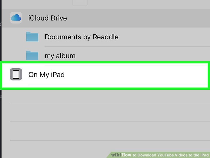 How to Download YouTube Videos to the iPad with Pictures