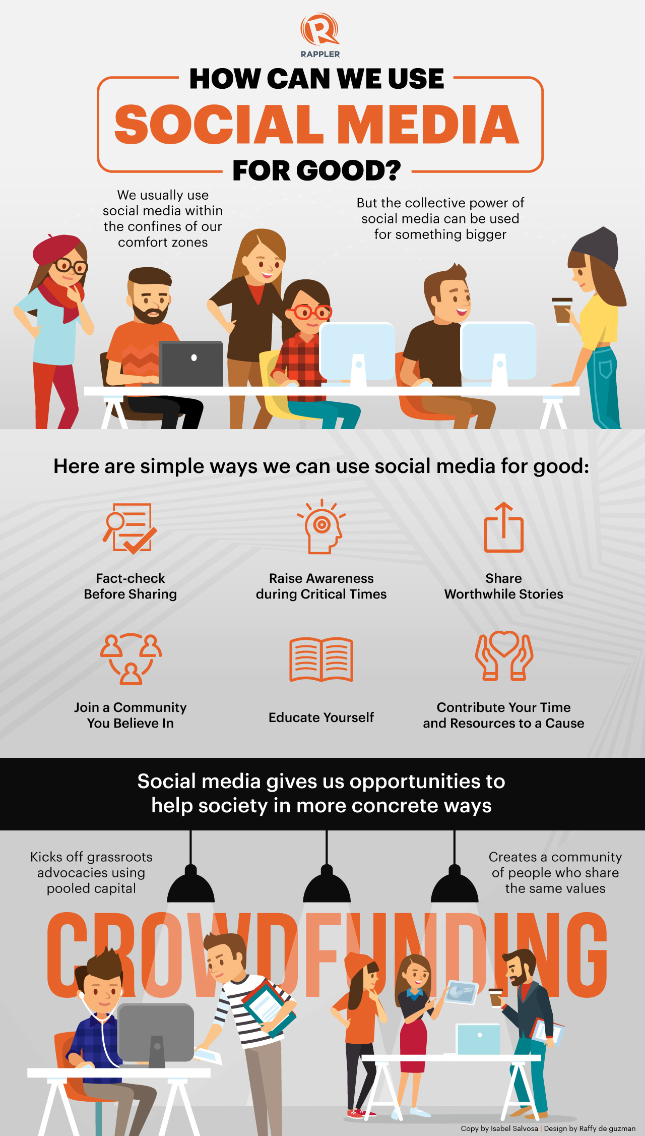 INFOGRAPHIC Ways to use social media for good