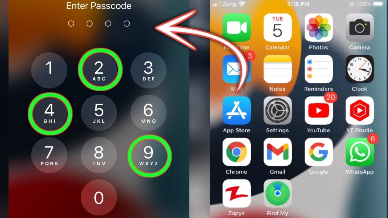 3 Ways Unlock iPhone Passcode How To Unlock iPhone YouTube