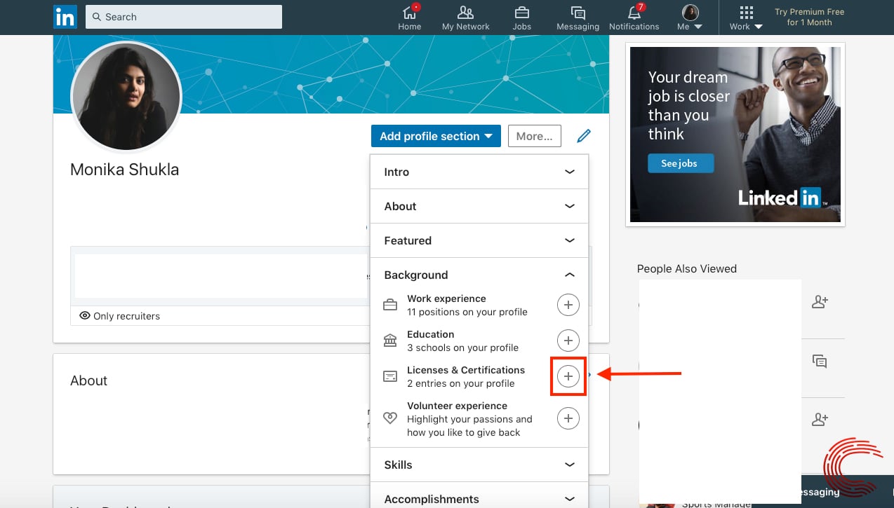 LinkedIn Certificate