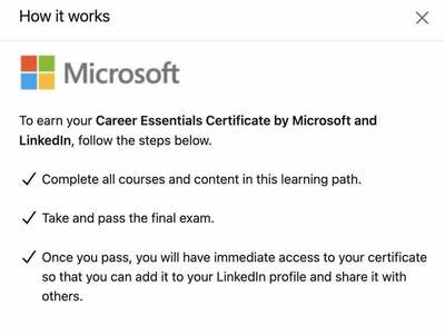 Microsoft LinkedIn Free Generative AI Course Career Essentials