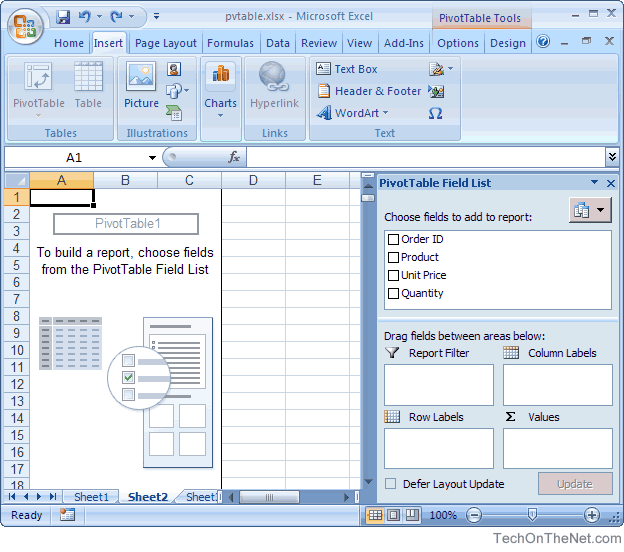 Ms Excel 2007 Pivot Table Tutorial Pdf Cabinets Matttroy