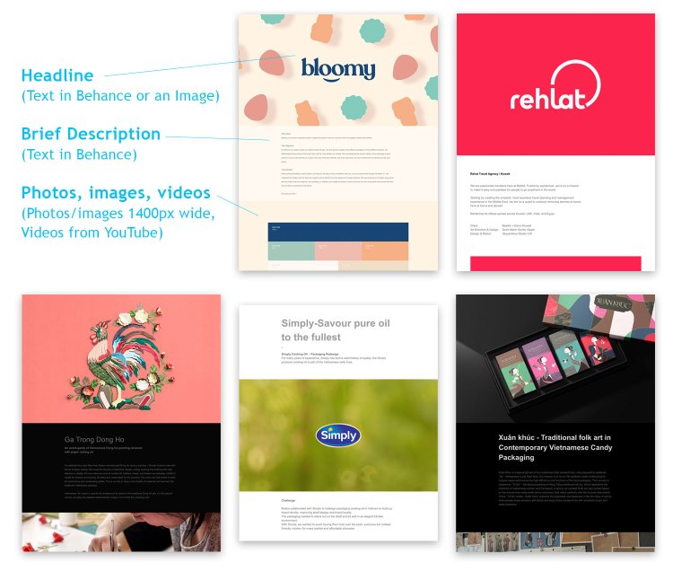 Behance Portfolio Instructions Craig Kunce