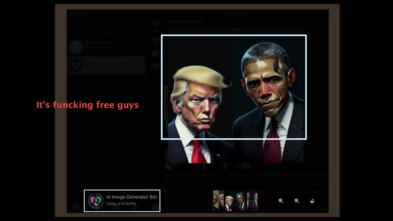 This Free AI Image generator telegram bot will blow your mind YouTube