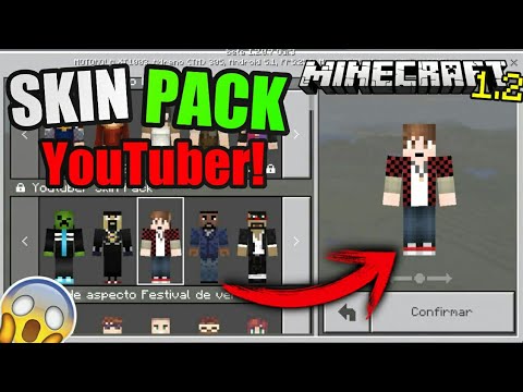 Cmo obtener el skin pack Youtuber en Minecraft Skins de Youtubers
