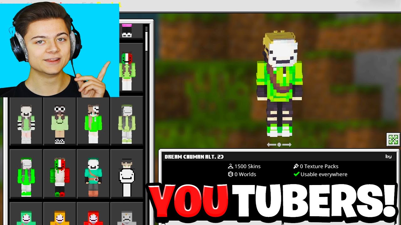 Minecraft Youtubers Skins