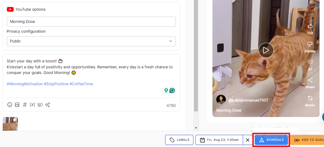 How to Schedule YouTube Shorts 2 Fast Ways OnlySocial