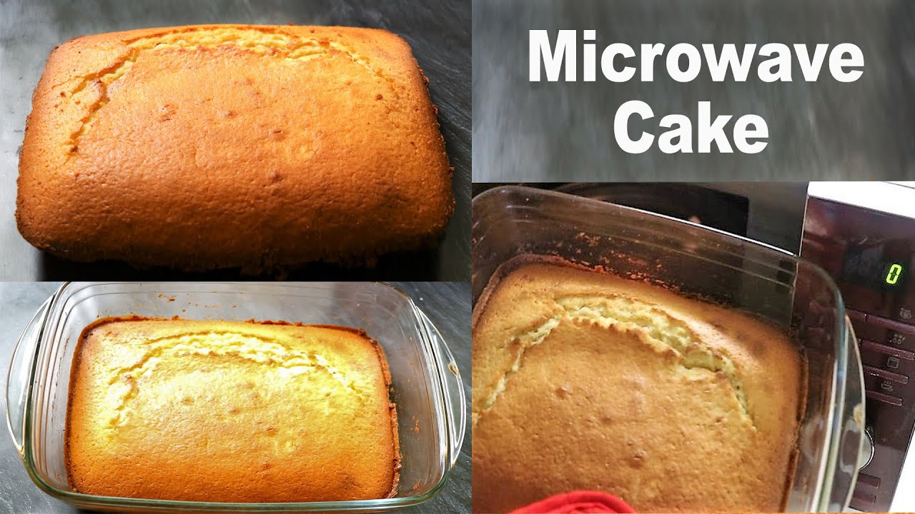 Microwave Vanilla Cake Sponge Cake In Microwave Convection YouTube