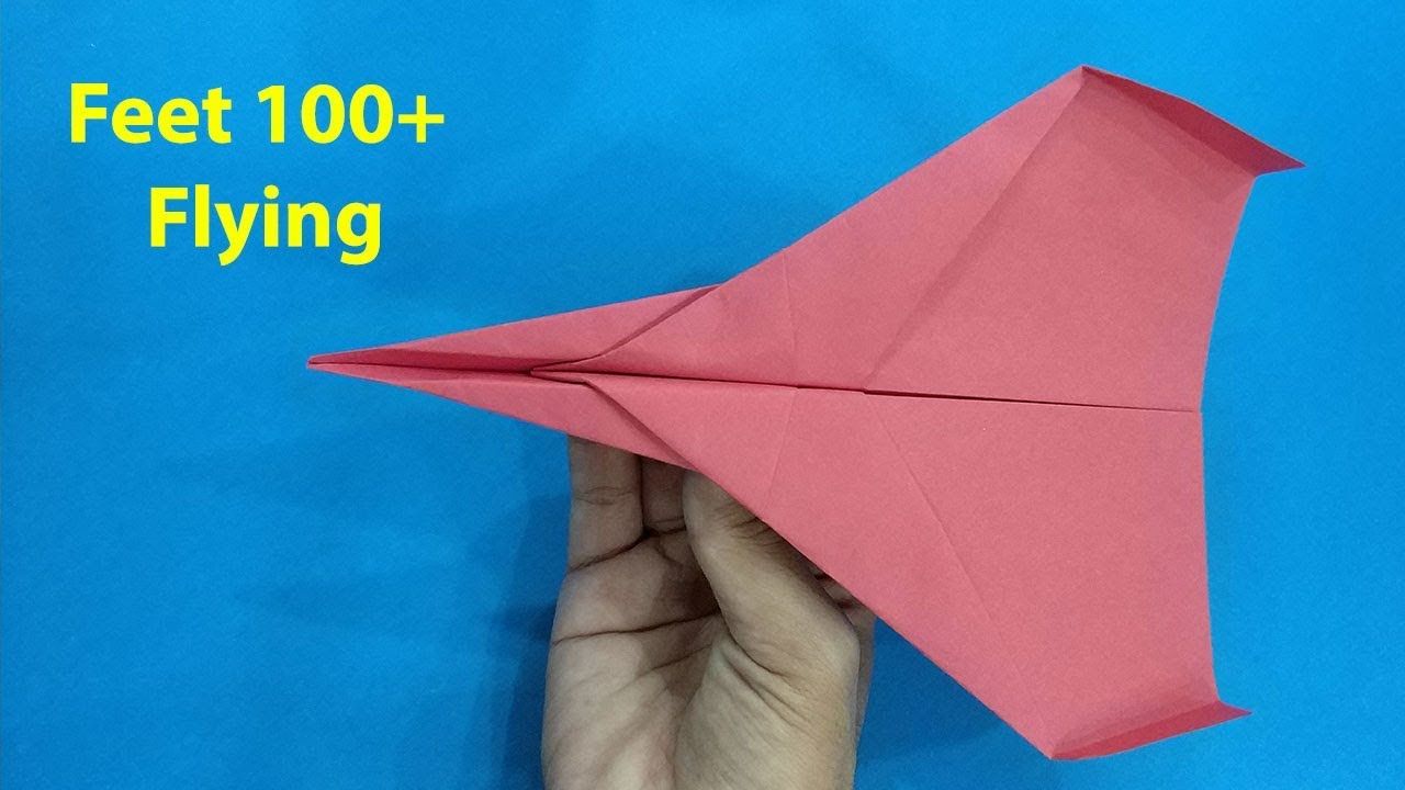 How to fold a paper plane that flies far how to make paper planes that