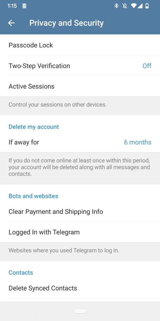 How to delete your Telegram account Android Authority