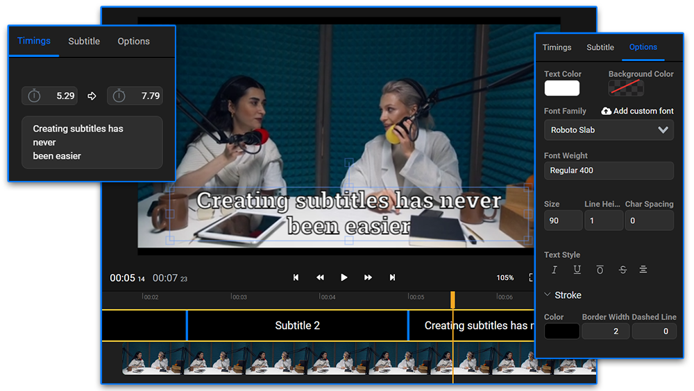 Add subtitles to a video reportermaha