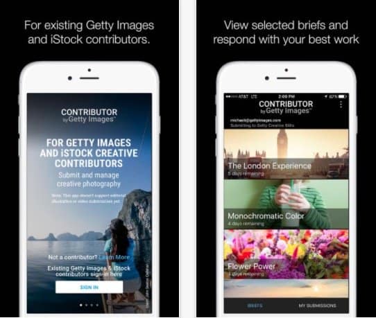 New Contributor by Getty Images Mobile Uploading App for Getty