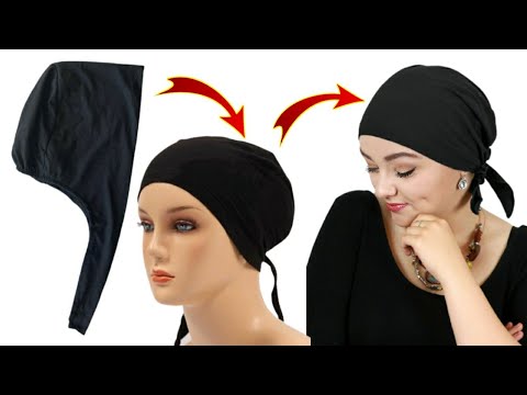 Hijab Cap Cutting Stitching Tutorial In Hindi Hijab Inner Cap Cutting