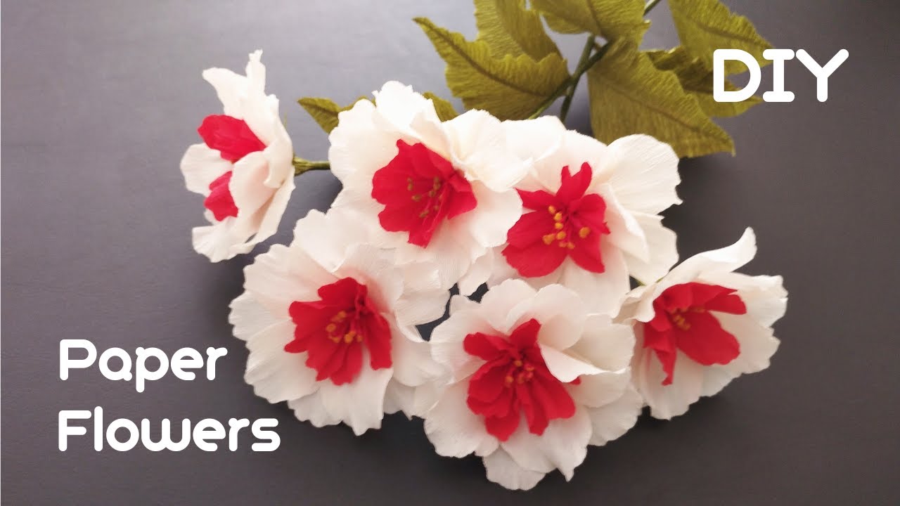 How to Make Beautiful Decorative Flowers from Crepe Paper20240211